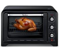 SUBZONAL-Four électrique à chaleur tournante 60 L, 7 modes de cuisson, Tournebroche, Thermostat réglable jusqu¿à 240 °C, Timer 120 minutes, 2 grilles réversibles, Optimo, Noir OX495810