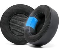 SUBZONAL-Freeze Virtuoso - Oreillettes en Gel de Refroidissement en Tissu Hybride pour Casque de Jeu Corsair Virtuoso par Wicked Cushions - Épaisseur et Isolation Acoustique améliorées Noir