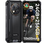 SUBZONAL-G1 Android 14 Téléphone Portable Incassable - 24Go256Go(1 to) Smartphone Batterie 10600mAh Écran 6.52 HD IPS 48MP Double Caméra Téléphone Etanche Antichoc Dual SIM/NFC/OTG/Empreinte/Face I