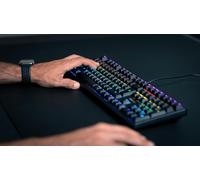SUBZONAL-G80-3000N RGB, clavier mécanique de gaming avec rétro-éclairage RGB, disposition française (AZERTY), Filaire, Commutateurs d¿origine MX MX RED, Noir