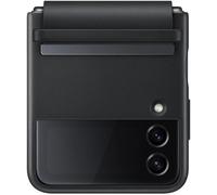 Subzonal-Galaxy Z Flip4 Etui À Rabat En Cuir Noir