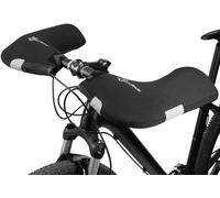 Subzonal-Gants Polaire Guidon Plat De Vélo Hiver Manchons Chauffant Coupe-Vent Poignet Cyclisme Vélo Ville Vtt Bmx E-Bike Scooter Réfléchissant Sbr Compatible Gants Mince Printemps Automne Noir