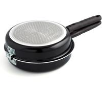 Subzonal-Gastro. Poêle Double Spéciale Pour Omelette Espagnole 24 Cm Noir