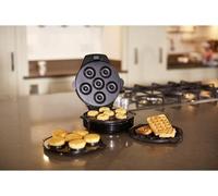 Subzonal-Gaufrier Multifonction 3en1 Fiesta (Pour Gaufres, Donut & Cupcakes, 900w, Couvercle Autobloquant, 3 Plaques Amovibles Antiadhésives & Lavables, Témoin Lumineux ) 24620-56
