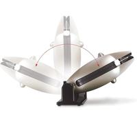 SUBZONAL-Gaufrier Premium, 1200W, Fabriqué en France, Réversible sur son socle, Cuisson personnalisée, Plaques amovibles, Multifonction, Nettoyage sans effort, 019122