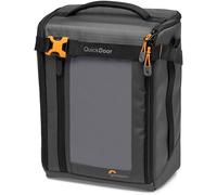 SUBZONAL-Gearup Creator Box Large II, Sac pour Appareil Photo sans Miroir et Reflex Numérique, Sacoche avec Accès Quickdoor, Fabriqué en Tissu Recyclé, Divisions Intérieures Rembourrées Orange, Gris