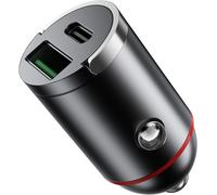 Subzonal-Glasflength Chargeur Allume Cigare Usb C Rapide Pd 30w & Qc 3.0, Chargeur Voiture Usb C Adaptateur Prise Allume Cigare 12v Pour Iphone 15 Pro Max Ipad Samsung Galaxy S22 Huawei Xiaomi