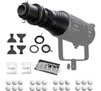 SUBZONAL-Godox SA-17 Kit for Bowens Mount SL150II VL150 VL200 VL300 SL200II LED Continuous Light with Godox SA-P Projection Attachment + SA-06 Iris + SA-09GOBO + SA-11 Color Filter