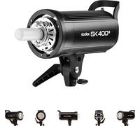 SUBZONAL-GODOX SK400II 400Ws Flash de Studio lumière stroboscopique avec Support Bowens et tête de Lampe, Lampe de modélisation 150W pour Studio