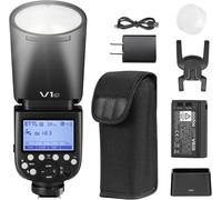 SUBZONAL-Godox V1C Flash Speedlite, 76Ws 2.4G Synchronisation Haute Vitesse 1/8000s Tête Ronde Speedlight pour Appareil Photo Canon(V1-C)