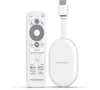 SUBZONAL-Google TV Go Cast 150, 4K UHD, Dongle de Streaming, Dolby Atmos, Dolby Digital+, Commande vocale, Googlecast, SDRAM 2 GB, Mémoire Flash 8 GB, Adaptateur Secteur multiconnecteur