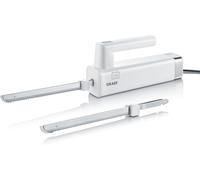 Subzonal-Graef Couteau Électrique Ek501eu, Blanc, Réglage Vertical, Protection Des Doigts, Lames En Acier Inoxydable Lavables Au Lave-Vaisselle