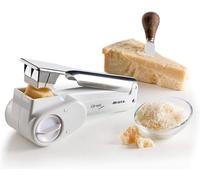 SUBZONAL-Gratì Metal 44, Râpe à Fromage Électrique Sans Fil, 2 Rouleaux en Acier Inoxydable Inclus, 1 Kg de Fromage avec Une Recharge, Râpe Pour de Nombreux Ingrédients, 1500Mah, Blanc