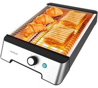 SUBZONAL-Grille-Pain Plat Horizontal NiceSlice - Bread Toaster en Acier Inoxydable à 3 Résistances, 1000W, Tous les Pains et Petits Pains, Résistances à Quartz, 6 Niveaux de Grillage