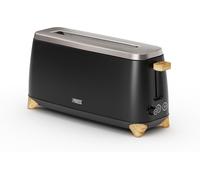 SUBZONAL-Grille-pain Pure - Pour 2 tranches en même temps - 7 niveaux de brunissage - Annulation, réchauffage et décongélation - 800-1000 W - Noir