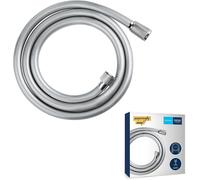 SUBZONAL-GROHE Flexible tuyau de douche salle de bains VitalioFlex Comfort, tuyau de douche 1500mm, anti-pliures, finition brillante, raccord fileté universel 1/2"", chromé, 28743002 (Import Allemagne