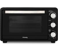 SUBZONAL-H.Koenig Mini Four 25L Electrique FO25 Posable Compact Multifonction Performant 1500W Programmable 4 modes de cuisson, 230°,Minuteur 60 min, Porte en Verre, Lèchefrite avec pince, grille de