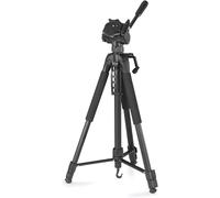 SUBZONAL-Hama Trépied Appareil Photo Action 170 3D (Trépied de 62 à 170 cm, Support Téléphone Portable et Tablette, Tête 3D, Attache Rapide, Aluminium) Noir