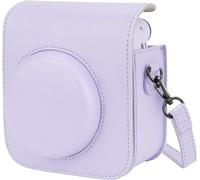 SUBZONAL-HIUOUIH Housse pour Instax Mini 12 Pochette Appareil Photo Instantané Fujifilm Case Camera Sac de Voyage avec Bandoulière, Violet