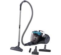 SUBZONAL-Hoover BR71_BR30 Aspirateur Traineau sans Sac, Technologie Cyclonique, Grandes Performances d'aspiration, Turbo Brosse Spécial Poils d'animaux et Parquet, 2,3L, 700 W, Noir/Émeraude