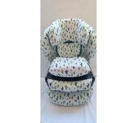 Subzonal-Housse Compatible Avec Cybex Silver Juno 2-Fix Siège Auto (Blanc)