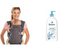 Subzonal-Infantino Flip Advanced Porte-Bébé 4-En-1 - Porte-Bébé Ergonomique Avec 4 Positions & Biolane - Gel Corps Et Cheveux 2 En 1 - Nouveau Packaging - Gel Lavant - 750ml - 97% Origine Nature