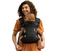 Subzonal-Infantino Porte-Bébé Flip 4-En-1 Ergonomique, 4 Façons De Porter Convertible, Confortable, Lanières Rembourrées, Ajustable, Support De Tête Pour Bébés De 3,6 À 14,5 Kg, Noir Et Or