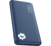 Subzonal-Iniu Ultra Mince Batterie Externe, 10000mah 3a Usb C 3-Port Charge Rapide Power Bank, Chargeur Portable Avec Lampe De Poche Pour Iphone 15 14 13 12 Pro Samsung Huawei Ipad Lg