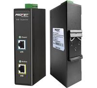 SUBZONAL-Injecteur PoE Gigabit sur Rail DIN Alimentation PoE 30 W, Protection Contre Les surtensions PoE 6 KV, -40 ¿ à 65 ¿, entrée 12-48 V CC pour caméra IP, Point d'accès sans Fil