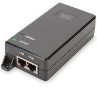 SUBZONAL-Injecteur PoE+ - IEEE802.3at - Gigabit Ethernet - 30 Watt - max. 48 Volt - alimentation Pin 4/5(+) & 7/8(-)