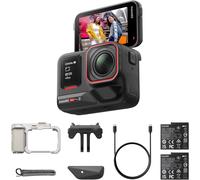 Subzonal-Insta360 Ace Pro 2 Pack Xplorer Argent Lunaire - Caméra D'action Étanche 8k Co-Conçue Avec Leica, Capteur 1/1,3"", Double Puce D'ia, Qualité En Basse Lumière, Audio Avancé, Double Batterie