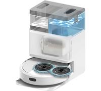 SUBZONAL-iRobot Roomba Plus 405 Combo Robot + AutoWash - Base Multifonction - Lavage et séchage des lingettes - LiDAR Clearview - 75 Jours d'autovidage - Double Lavage avec SmartScrub - Blanc