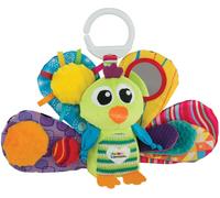 SUBZONAL-Jacques the Peacock, Clip on Pram and Pushchair Newborn Baby Toy, Sensory Toy for Babies Boys and Girls from 0 to 6 Months