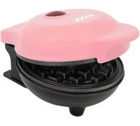 SUBZONAL-Jocca Gaufrier Compact Rose 500W avec Plaques Antiadhésives