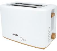 SUBZONAL-JOCCA - Grille-Pain 2 Tranches Sweet Pink Line Toaster 7 Niveaux de Grillage Fonctions Décongélation, Réchauffage et Annulation Pour Différents Types de Pain 700W Blanc