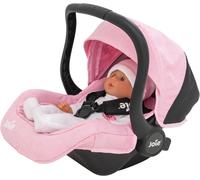 Subzonal-Joie Junior I-Gemm Siège Auto Pour Poupées Chaise De Transport Confortable Siège De Voiture De Voyage Pour Poupée Avec Rangement Sangle Intégrée Pour Poupées Jusqu'à 45 Cm Landaus, P