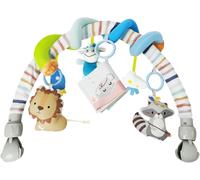 Subzonal-Jouet Arche Poussette Bebe, Arche D'éveil Bébé Avec Spirale D'activité Et Hochets Souples, Sensoriel Arche De Jeux Pour Lit, Transat, Landau Et Siège Auto Pour Garçons Filles 0-12 Mois