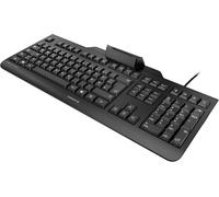 SUBZONAL-KC 1000 SC, Disposition belge, clavier AZERTY, clavier de sécurité filaire avec terminal de carte à puce intégré, Ange bleu, Noir