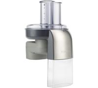SUBZONAL-Kenwood AT340 Râpe Eminceur 7 Disques Inox brossé pour robot Chef et Major, Acier inoxydable ,Gris