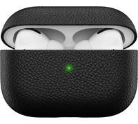 SUBZONAL-KeyBudz Artisan Étui de Protection en Cuir véritable pour Apple AirPods Pro Case, étui en Cuir véritable, Accessoires pour écouteurs, Noir