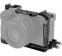 SUBZONAL-Kit de Cage pour Sony A7C II/A7CR avec Serre-Câble pour HDMI, Accès Complet à la Création de Vlog, Cage Vidéo pour Sony A7C II/A7CR avec Hinge Arm, Plaque QR Intégrée pour Arca - 4422