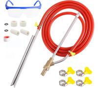 SUBZONAL-Kit de sablage humide pour nettoyeur haute pression avec embouts de buse de rechange, protège les lunettes, déconnexion rapide de 6,35 mm jusqu'à 5 000 psi