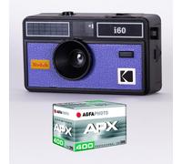 SUBZONAL-KODAK DA00259 - Pack Appareil Photo i60 et 1 pellicule 400 ISO de 36 Poses, Objectif Optique 31 mm, Convient aux Films ISO 200/400/800, pour Les Films Couleur de 35 mm - Bleu