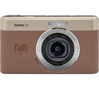 SUBZONAL-KODAK Pixpro C1 ¿ Appareil Photo Numérique Ultra-Compact 13MP BSI CMOS, Zoom 4X, Écran LCD 2.8"", Flash LED, Batterie Intégrée ¿ Marron