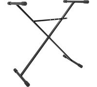 SUBZONAL-KS1 Support pour clavier Stand X réglable en hauteur de 65 à 95cm. Support pour piano numérique, clavier, synthétiseur, clavier maitre, stand DJ. Facile à transporter. Charge maxi 15kg.