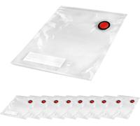 SUBZONAL-Lacor - 69695 - Sacs de Mise Sous Vide Smart, Valve Spéciale, Fermeture Zip, Zone d¿Identification, Réutilisables, Compatibles Congélateur et Réfrigérateur, Sans BPA, 10 Sacs, 20x23 cm