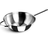 Subzonal-Lacor - 79830 - Wok Belly, Acier Inoxydable 18/10, Ø 30cm, 4.50 Litres, Convient Pour L¿Induction, Fond Sandwich, Va Au Four, Passe Au Lave-Vaisselle