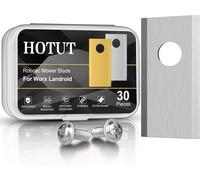 SUBZONAL-Lames de Tondeuses-Robots, 30 Lames de Rechange en Titane, Lame Robot Tondeuse en Acier Inoxydable avec Vis (3.6k/0.9mm), pour Worx, Robomow, Landxcape, Zoef Automower, Argent