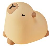 Subzonal-Lampe Capybara Mignonne En Silicone Souple, Veilleuse Pour Chambre D'enfant, Veilleuse Capybara Spongieuse Avec Batterie Rechargeable Pour Enfants, Tout-Petits, Maison, Chambre À Coucher, Sa