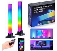 SUBZONAL-Lampe LED TV, Gaming Smart LED Lampe, RGB avec Effets D'éclairage Multiples, Light Bars avec Modes Scène et Modes Musique, Déco pour Jeu, Photos, PC, Télévision, Pièce (32CM180°)